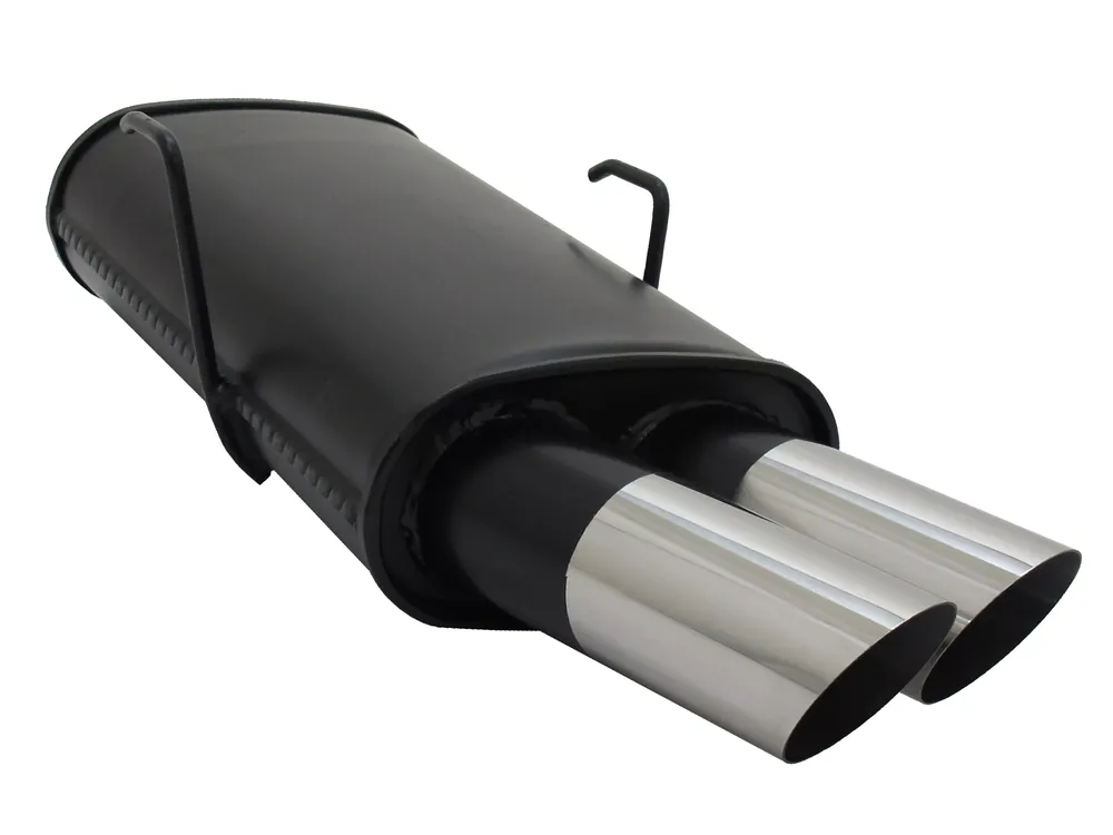 Novus Sportauspuff passend für Peugeot 106 2x76mm MS-Design Kracherpreis