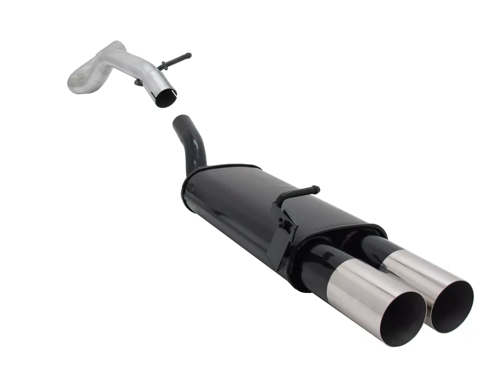 Knallerangebot Novus Sportauspuff passend für Audi A3 / Seat Leon / VW Golf 4 / VW New Beetle 2x90mm RL-Design