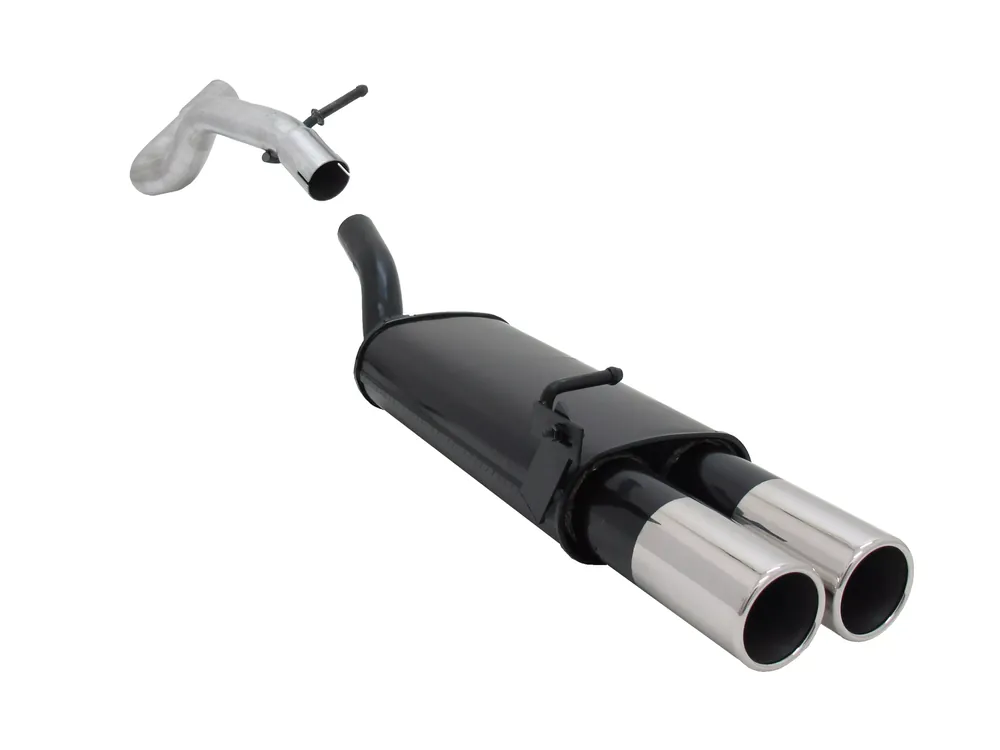 Saisonangebot Novus Sportauspuff passend für Audi A3 / Seat Leon / VW Golf 4 / VW New Beetle 2x90mm