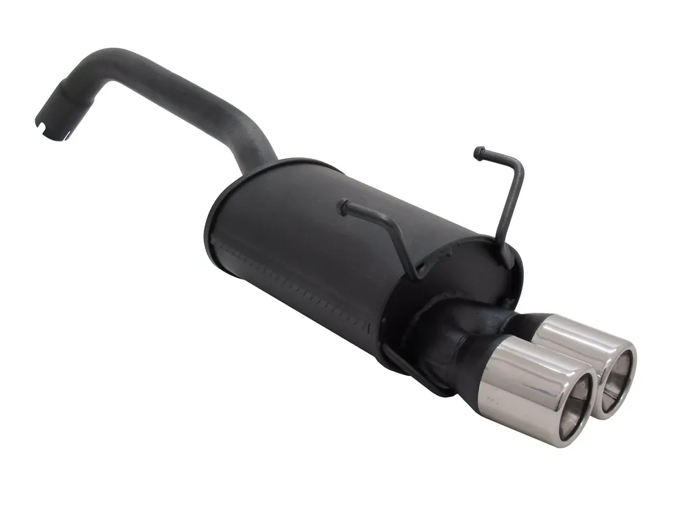 Geprüft Novus Sportauspuff passend für Fiat 500 2x76mm Edelstahl
