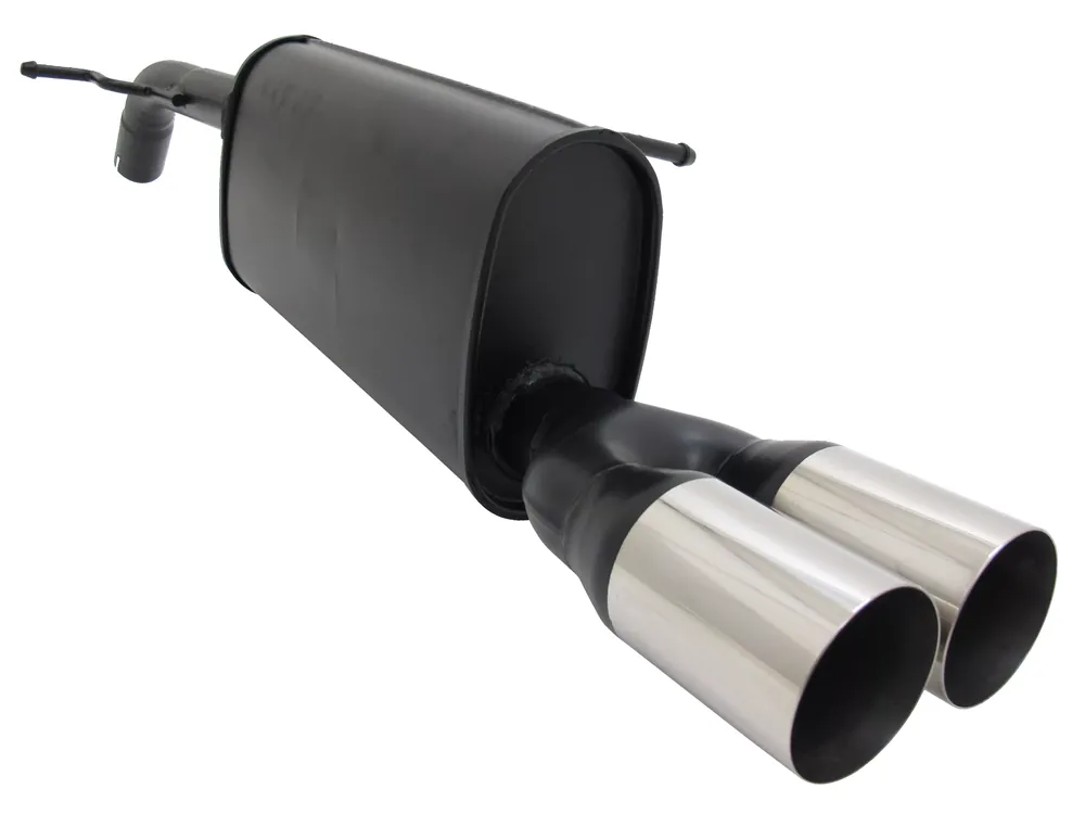 Preiswert Novus Sportauspuff passend für Peugeot 207 2x76mm RL-Design
