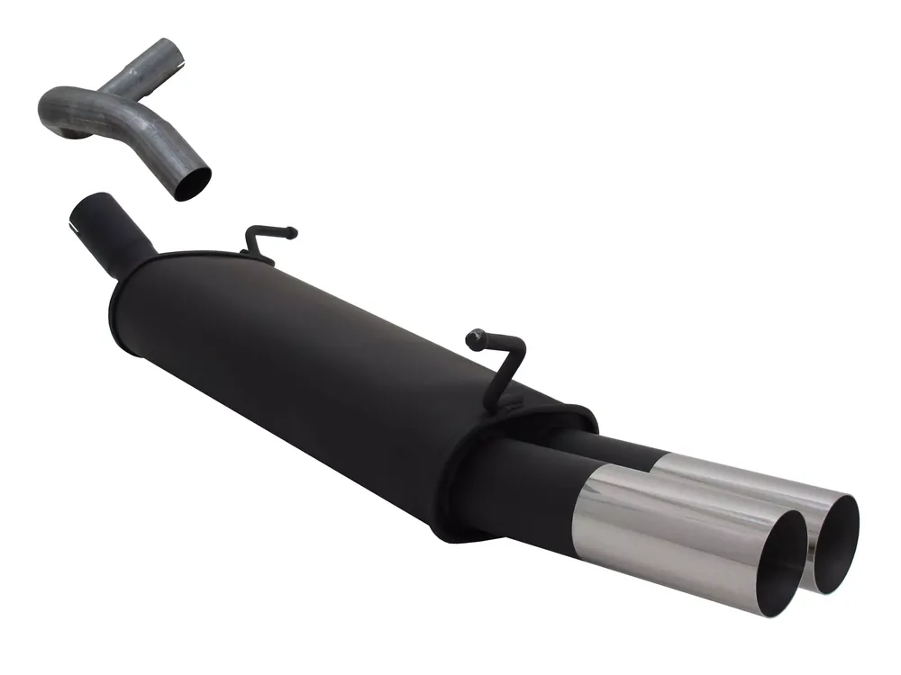 Novus Sportauspuff passend für Seat Ibiza 6L 2x76mm RL-Design Begrenztes Angebot