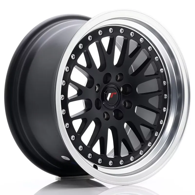 Bestpreis JR Wheels JR10 16x8 ET20 4x100/108 Black Flat Machined Alufelge