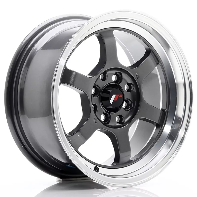 JR Wheels JR12 15x7,5 ET26 4x100/114 Gun Metal Alufelge Kracherpreis