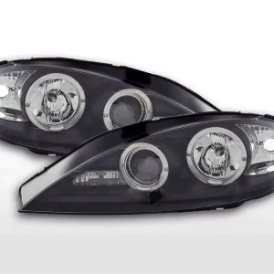 Wochenendangebot Scheinwerfer Set passend für Renault Megane 1 3/5-trg. 99-02 schwarz für Rechtslenker