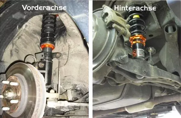 K-Tec Gewindefahrwerk passend für Mitsubishi Lancer (CY0, CX0) Street Markenprodukt