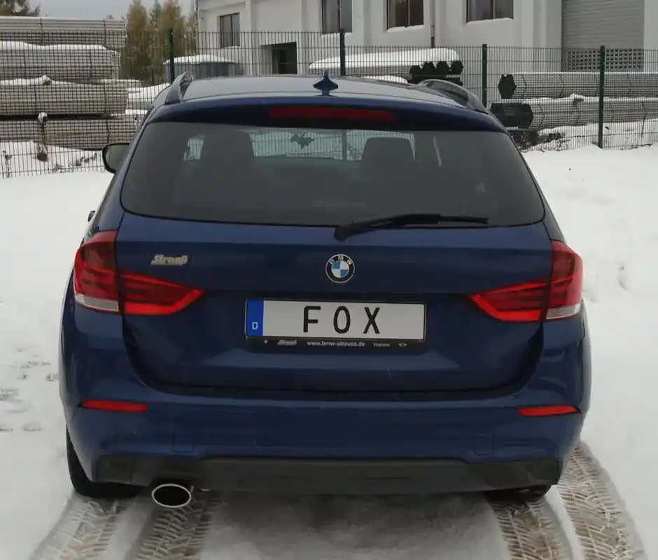Markenprodukt FOX Endschalldämpfer passend für BMW X1 X84 Diesel 2,0l D 150kW