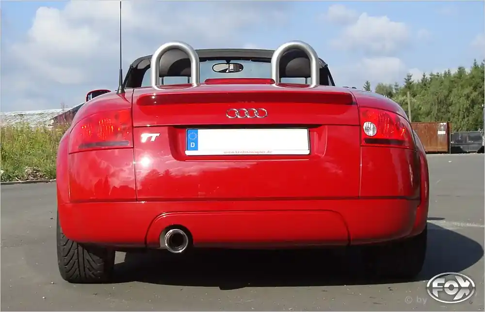 Sale FOX Endschalldämpfer passend für Audi TT 8N Frontantrieb – 1x100 Typ 13