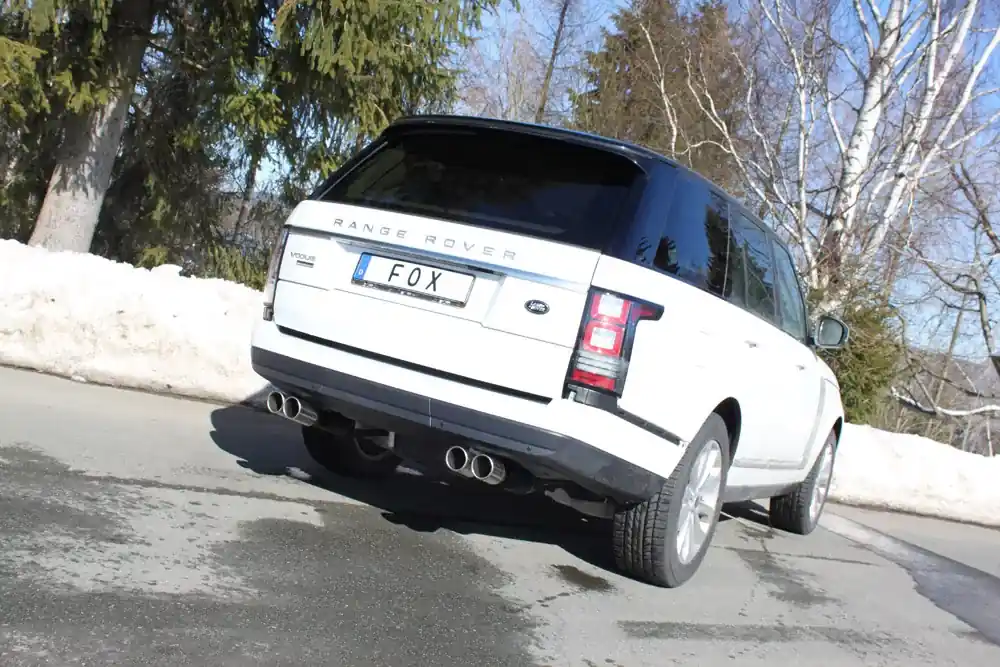 FOX Endschalldämpfer passend für Range Rover IV 3,0l Diesel - 2x90 Typ 16 rechts/links Super-Preis