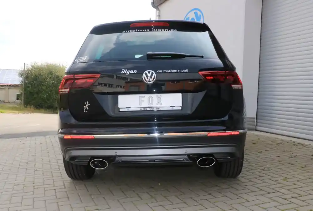 Heißes Angebot FOX Endschalldämpfer passend für VW Tiguan II 2,0l 132kW 4motion