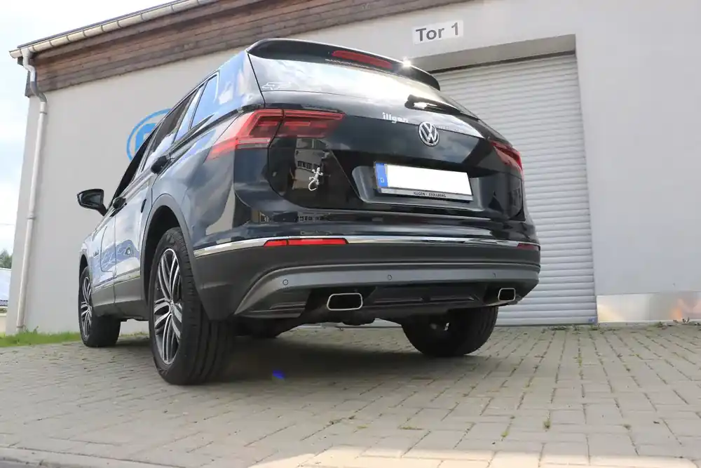 FOX Endschalldämpfer passend für VW Tiguan II 4motion 2,0l ab 2015 – Edelstahl Geprüft