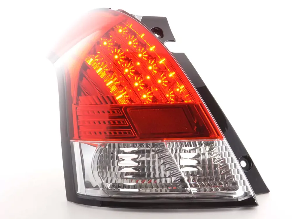 Preis Gesenkt LED Rückleuchten Set passend für Suzuki Swift MZ/EZ ab 2005 klar/rot