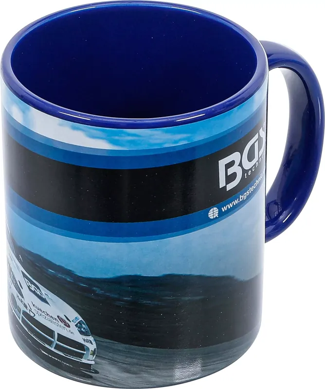 Saisonangebot BGS Kaffeetasse blau aus Keramik
