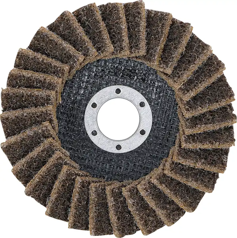 Fächer-Schleif-Scheibe Vlies Ø 125 mm Körnung 80 Top-Seller