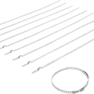 Achsmanschetten-Schellen-Satz Edelstahl 10-tlg. rostfrei 7 mm 50–120 mm Preisreduziert
