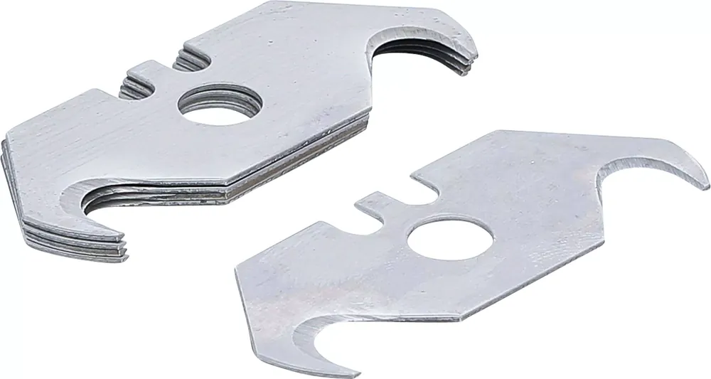 Echt Hakenklingen-Satz 19 mm 5-tlg. aus SK5 Carbonstahl