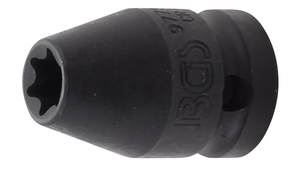 Finale Aktion BGS Kraft-Steckschlüssel-Einsatz E-Profil E12 Antrieb Innenvierkant 12,5 mm (1/2 Zoll)