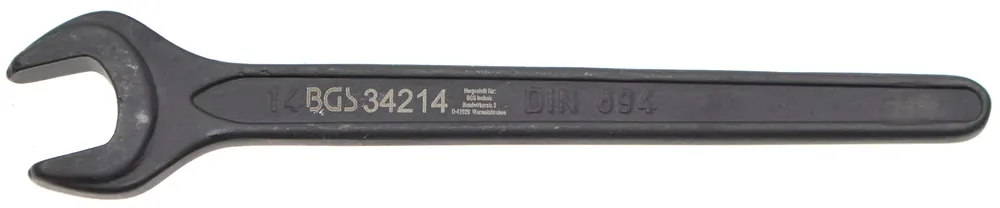 Einmaulschlüssel SW 14 mm DIN 894 aus Werkzeugstahl Billig
