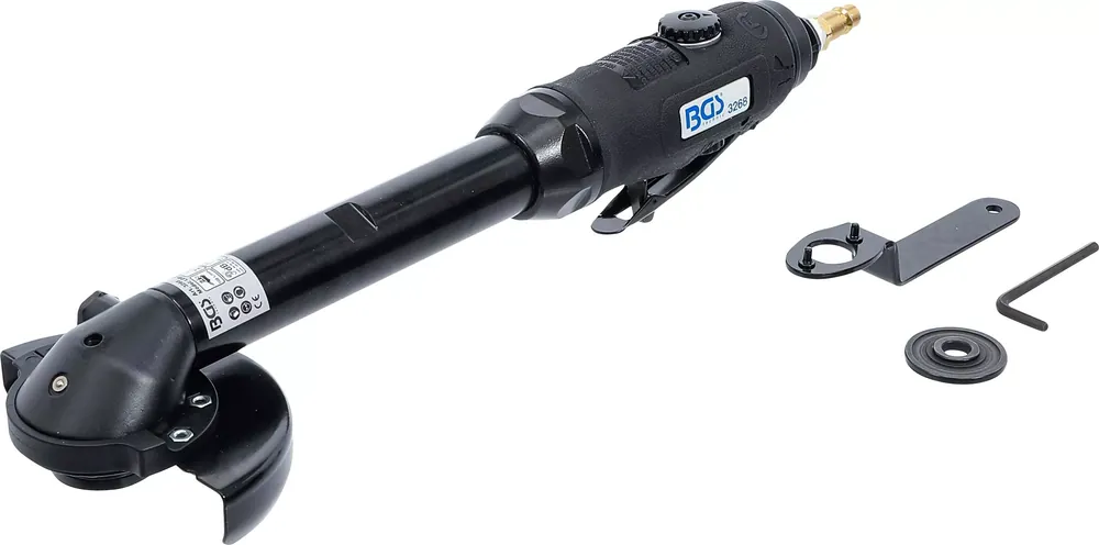 Rabatt BGS Druckluft-Trennschneider extra lang mit flachem Kopf 376 mm