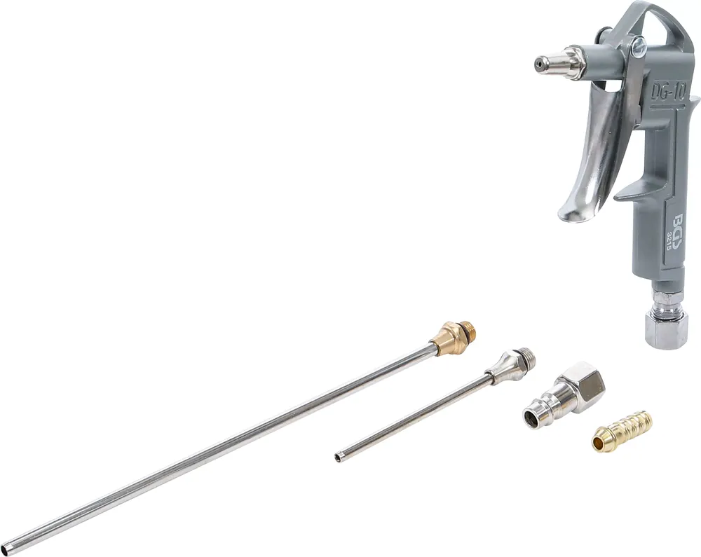 BGS Druckluft-Ausblaspistole aus Aluminiumdruckguss mit 3 Düsen Heißes Angebot