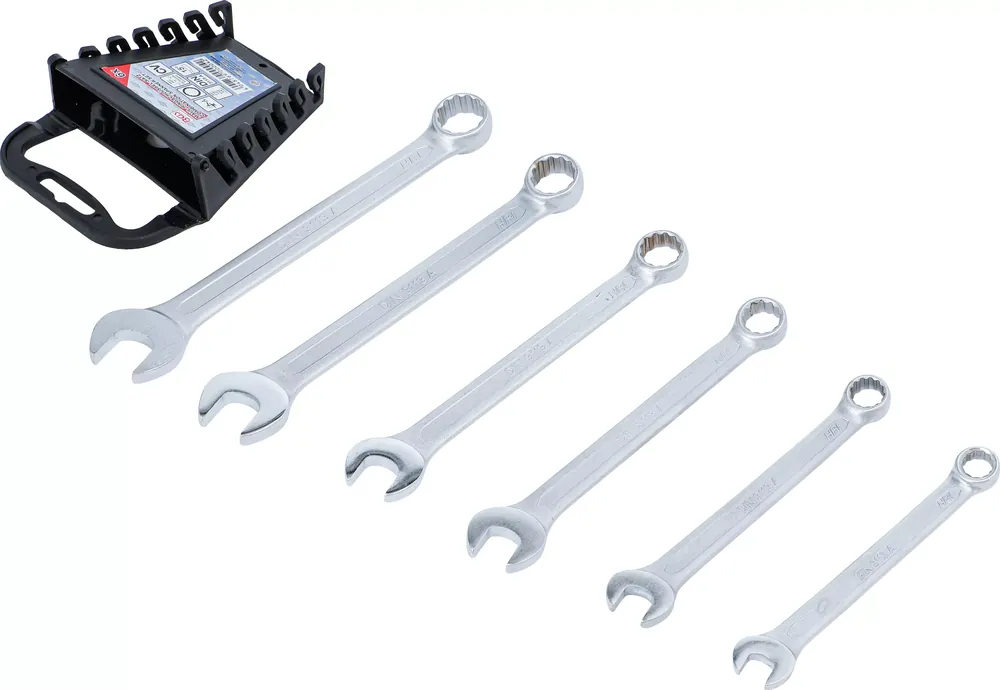Neu BGS Maul-Ringschlüssel-Satz Zollgrößen SW 3/8"–11/16" 6-tlg.