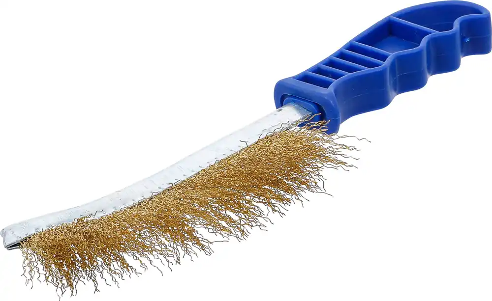 Neu Drahtbürste mit Messingborsten 260 mm