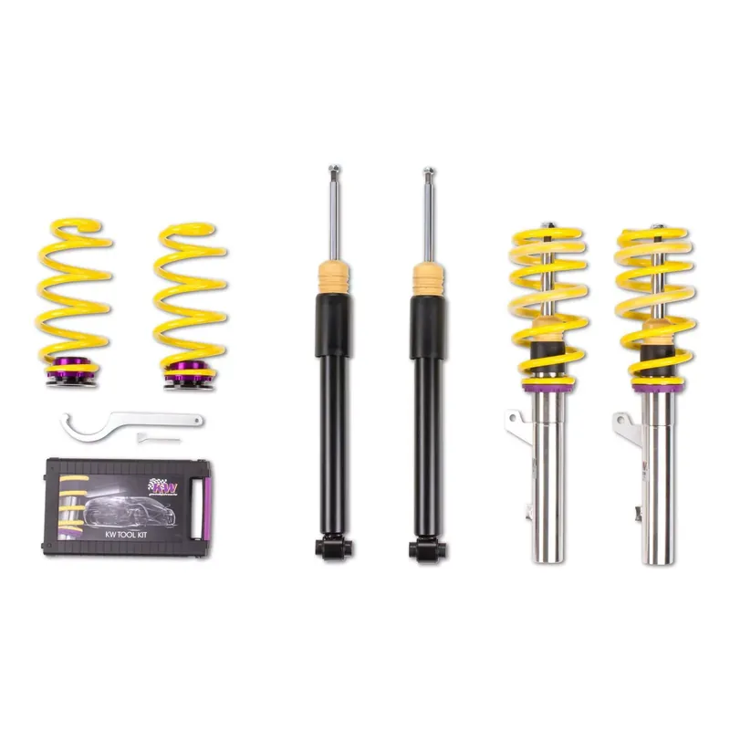 Echt KW Gewindefahrwerk V1 inox passend für Audi A3 (8V)