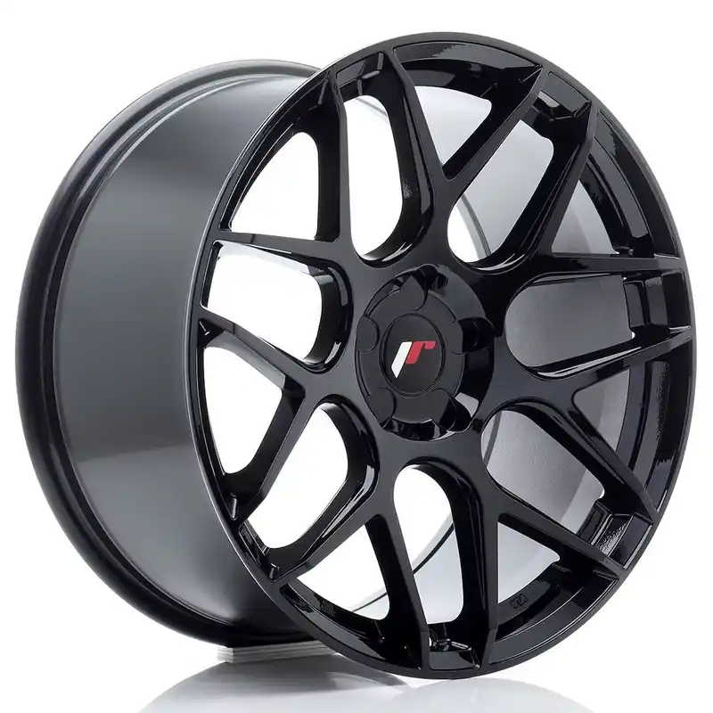 JR Wheels JR18 19x9,5 ET20-42 5H Blank Glossy Black Alufelge Versand Am Gleichen Tag