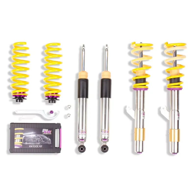 Kracherpreis KW Gewindefahrwerk V3 inox passend für BMW 1er (F20) 1K4 07/2011–06/2019