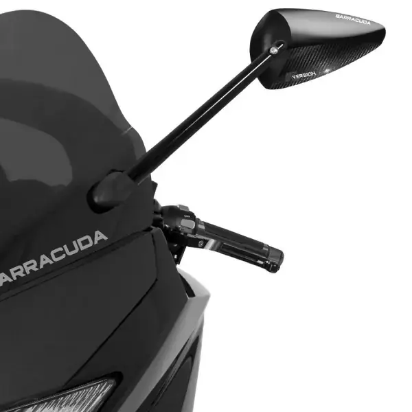 Neue Kollektion Barracuda Styling-Kit passend für Yamaha T-Max 500 (2008-2011) schwarz