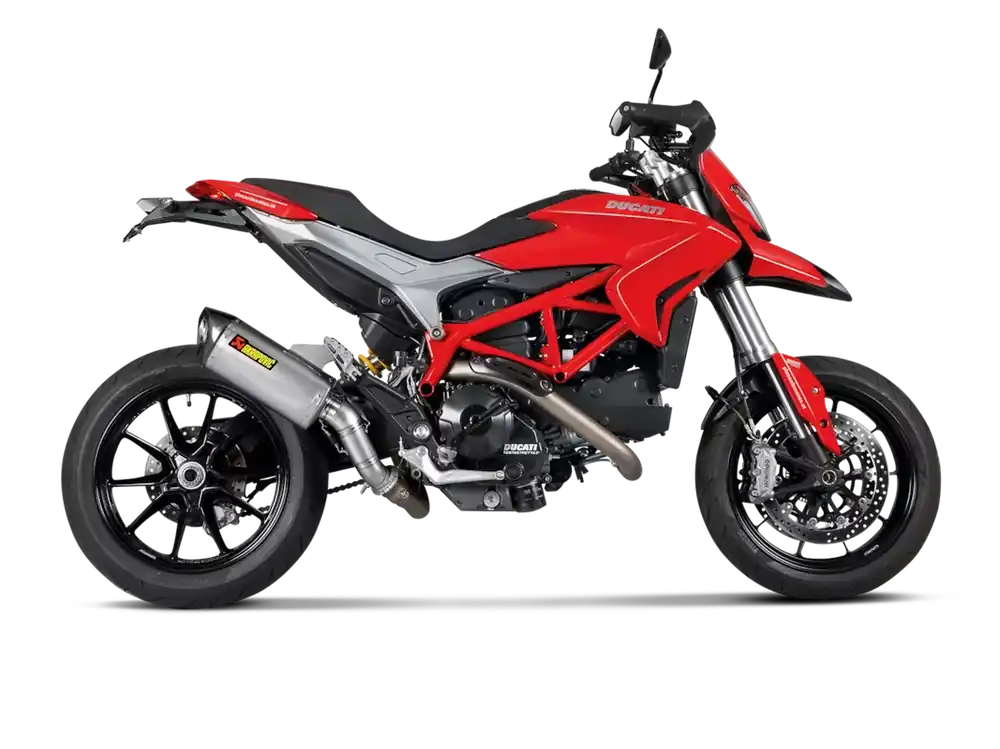 Nur Für Kurze Zeit Akrapovic Link Pipe Titan passend für Ducati Hypermotard & Hyperstrada (2013–2018)