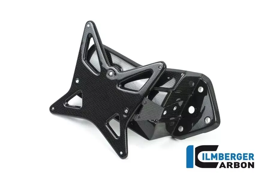 Kracherpreis Ilmberger Carbon Kennzeichenhalter inkl. Zahnriemenabdeckung glanz passend für Ducati XDiavel & Diavel 1260