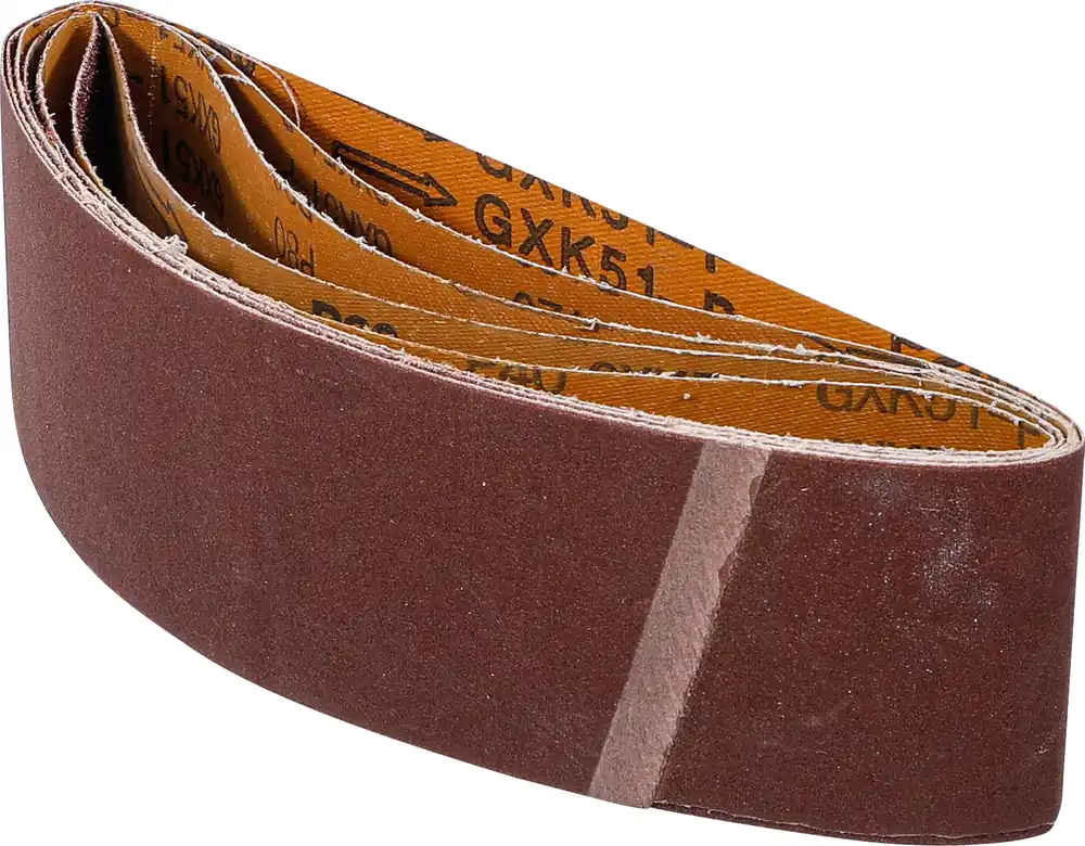 Schleifband-Satz 75 x 533 mm K40–K240 5-teilig passend für Bandschleifer Abverkauf