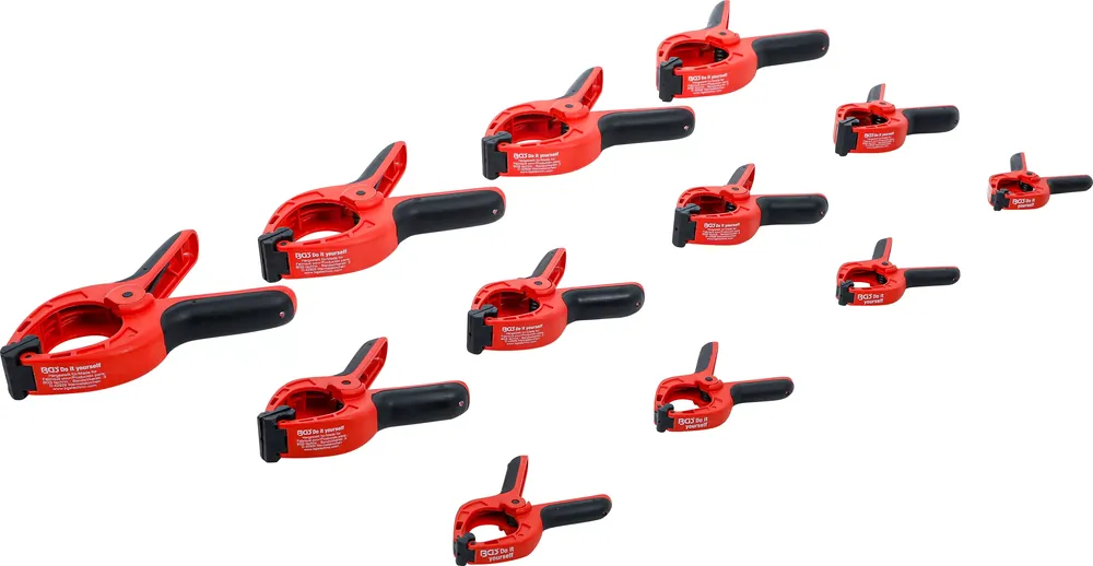 Leimzwingen-Satz aus Nylon 85–160 mm 12-tlg. Expressversand