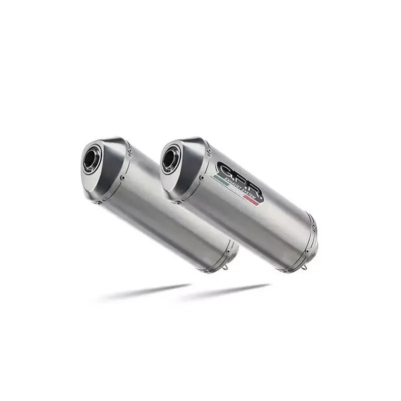 Abverkauf GPR Satinox Dual Slip-On Auspuff passend für Honda VTR 1000 SP-1 RC51