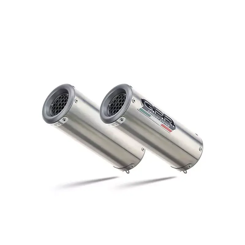 Bestpreis GPR M3 Inox Dual Homologated Slip-on Auspuff passend für Ducati Monster 1100 2009-2010