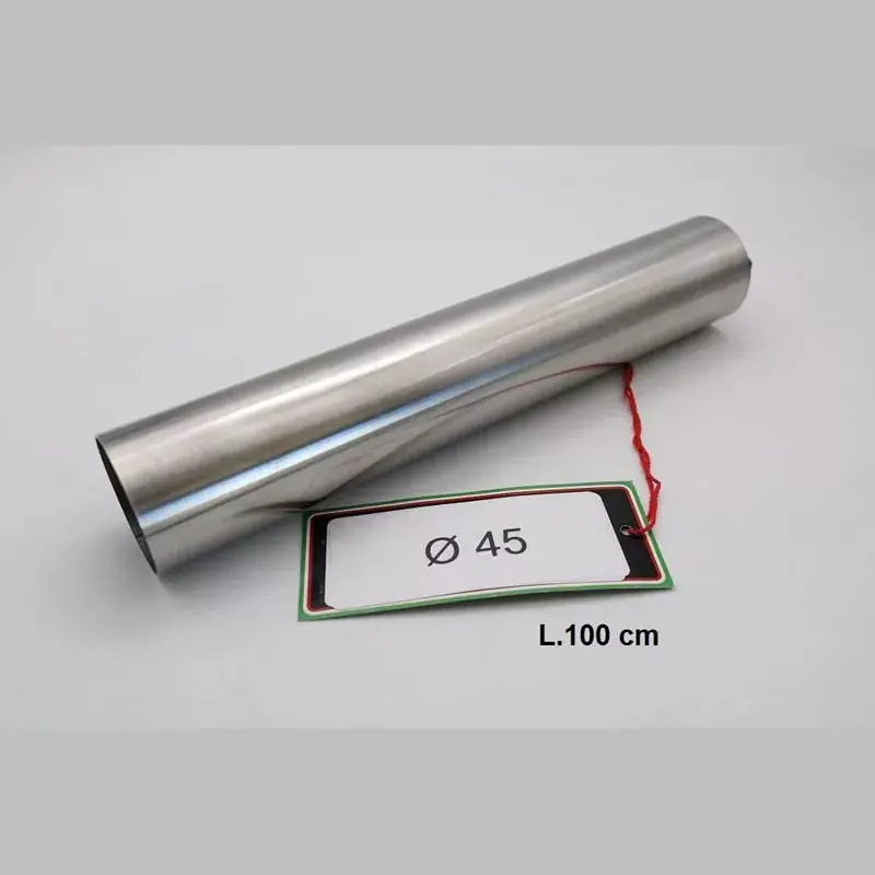Kracherpreis GPR Auspuff passend für Cafè Racer – Inox Rohr D45mm x 1mm L1000mm