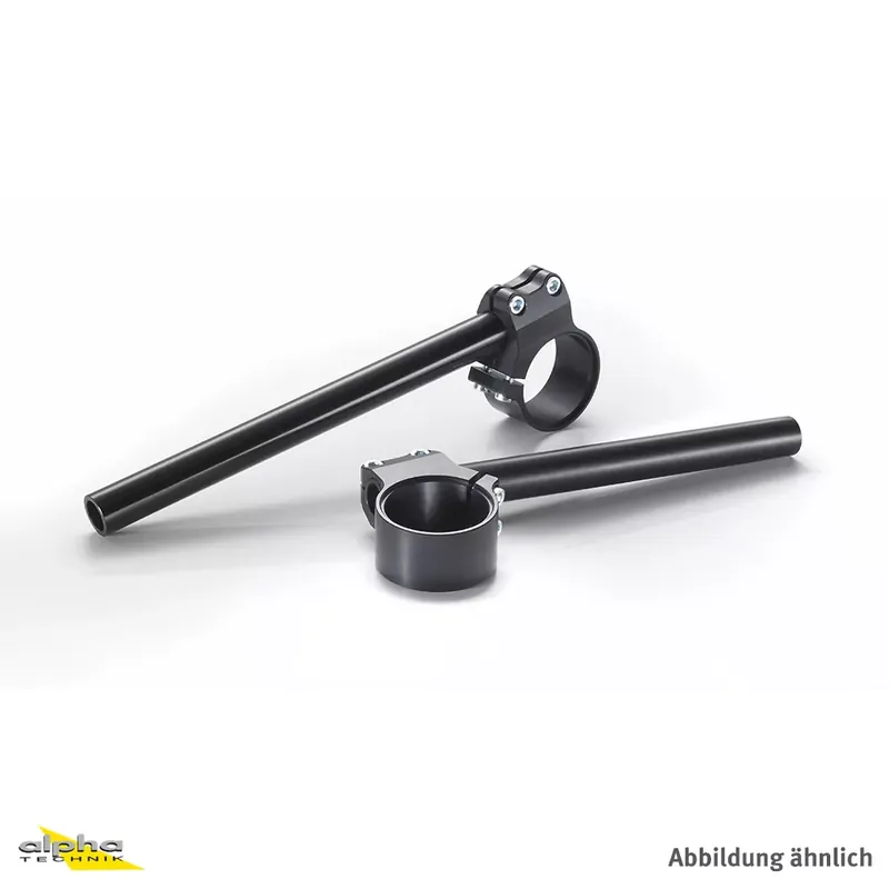 Racing-SP Stummellenker Set Ø53mm schwarz eloxiert Neue Ware