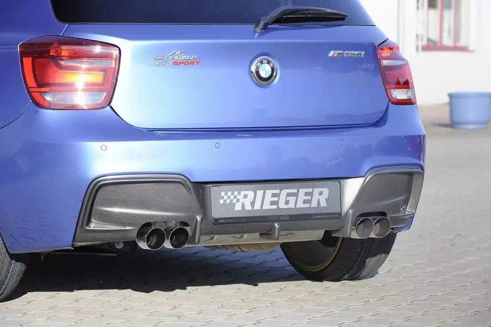 Jetzt Bestellen RIEGER Endschalldämpfer 4x80mm Edelstahl passend für BMW 1er F20/F21 135i