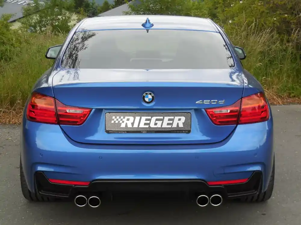 Abverkauf Rieger ESD Edelstahl passend für BMW 4er F32/F33/F36 435i
