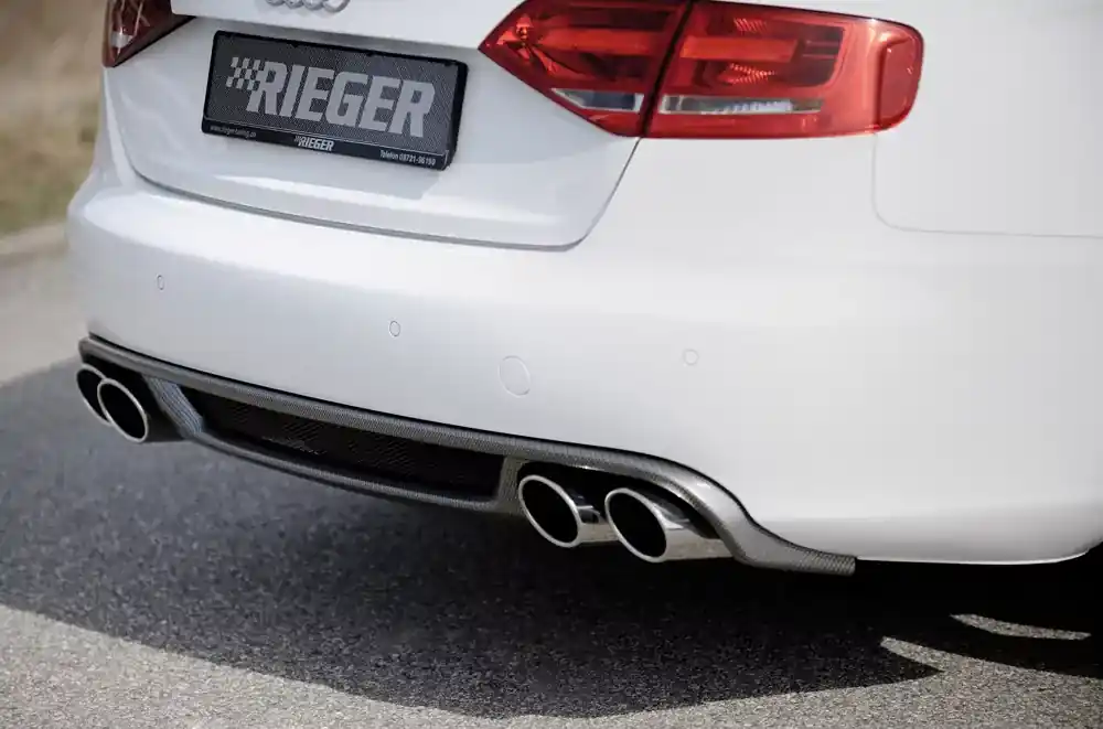 Begrenztes Angebot Rieger Endschalldämpfer passend für Audi A4 B8 Edelstahl