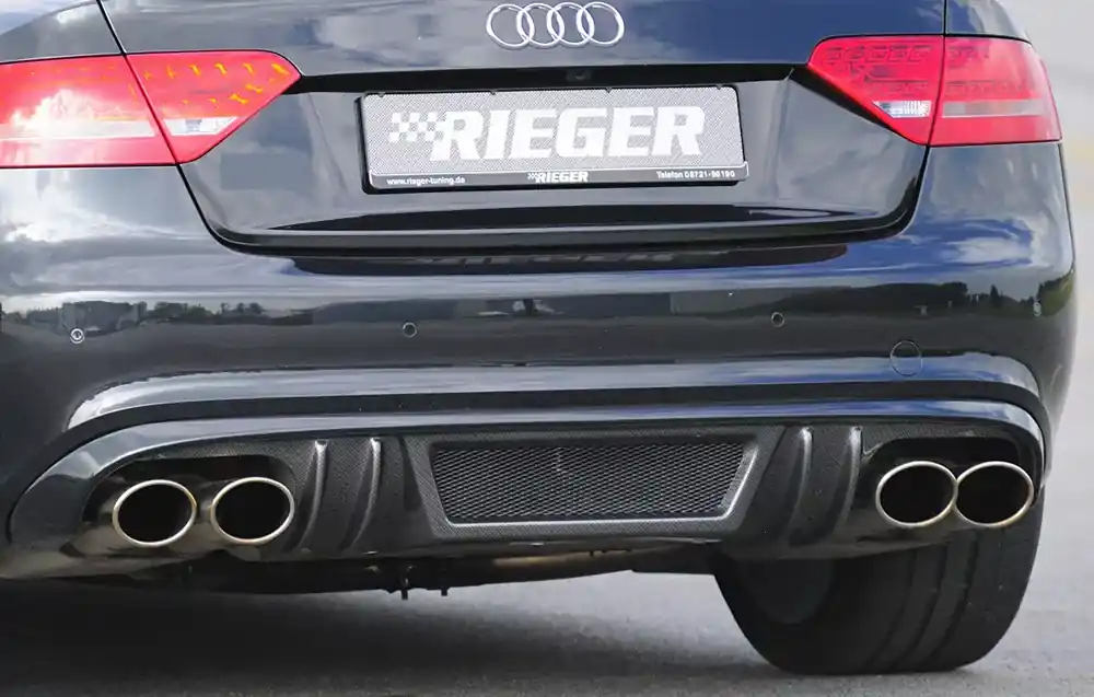 Rieger Endschalldämpfer Edelstahl passend für Audi S5 (B8) Super-Preis