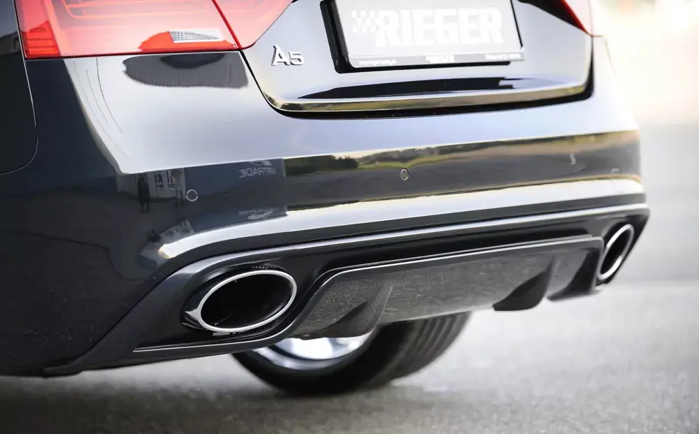Sonderaktion Rieger Endschalldämpfer Edelstahl passend für Audi A4/A5 (B8) 4-Zylinder