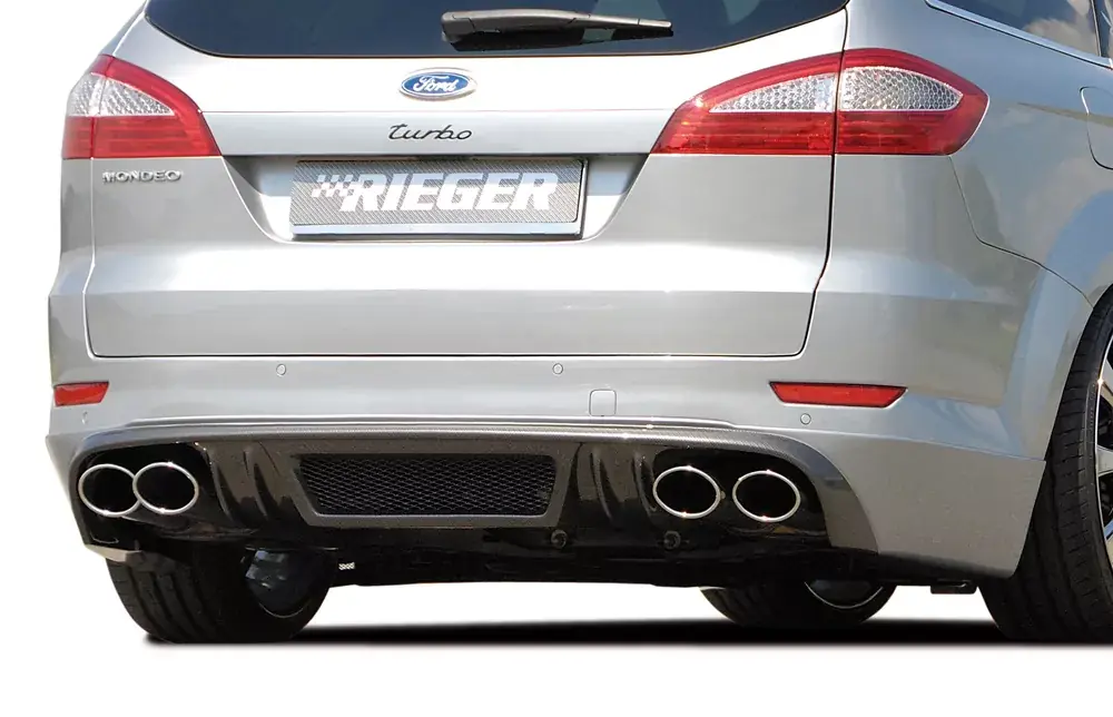 Rieger Endschalldämpfer Edelstahl passend für Ford Mondeo BA7 Turnier Beliebt