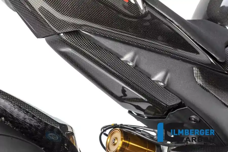 Preis Gesenkt Ilmberger Carbon Tankschutz unten am Rahmenheck glänzend passend für Ducati Panigale V4 Racing