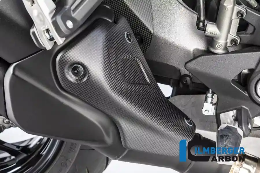 Ilmberger Carbon Auspuffhitzeschutz matt passend für Ducati Monster 1200 1200S ab 2017 Billig
