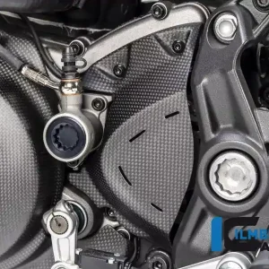 Ilmberger Carbon Ritzelabdeckung matt passend für Ducati Monster 1200 1200S 2017- Versand Am Gleichen Tag