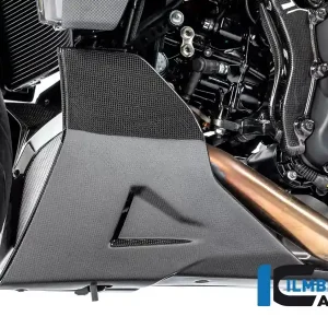 Direkt Vom Hersteller Ilmberger Carbon Motorspoiler links glänzend passend für Ducati Diavel 1260