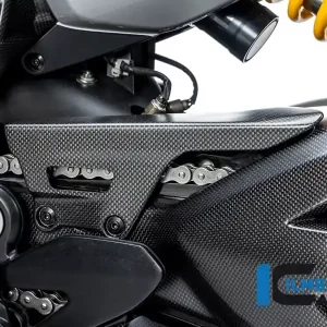 Sonderaktion Ilmberger Carbon Kettenschutz matt passend für Ducati Diavel V4 2023-