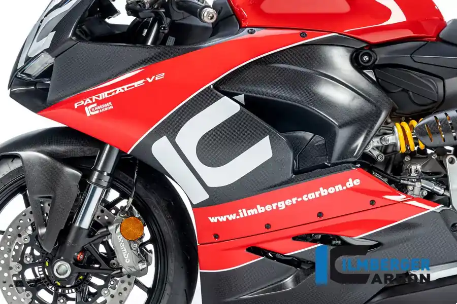 Ilmberger Carbon Verkleidungsseitenteil links matt passend für Ducati Panigale V2 Preis Gesenkt